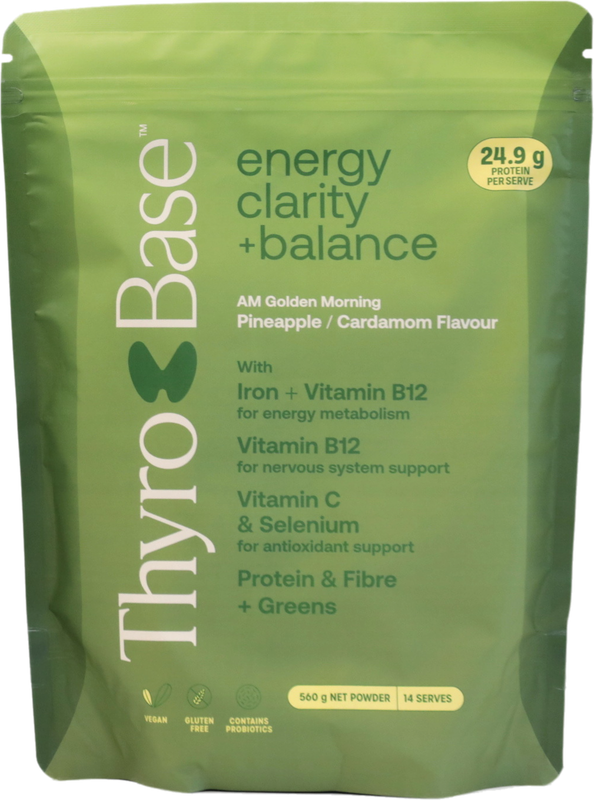ThyroBase AM pouch, Pineapple and Cardamom.